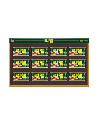 [동원 선물세트] 26년 추석 리챔G12호 No-Cap (리챔 오리지널 200g 12캔)