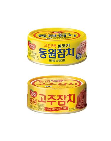 [동원] 라이트스탠다드 참치 85g x 6캔 + 고추참치 85g x 6캔 [2607]