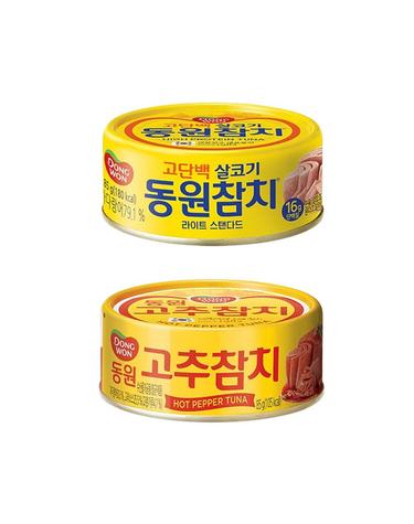 [동원] 라이트스탠다드 참치 85g x 10캔 + 고추참치 85g x 4캔 [2607]