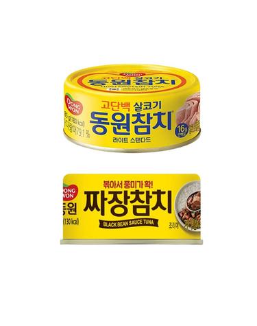 [동원] 라이트스탠다드 참치 85g x 6캔 + 짜장참치 90g x 4캔 [2607]