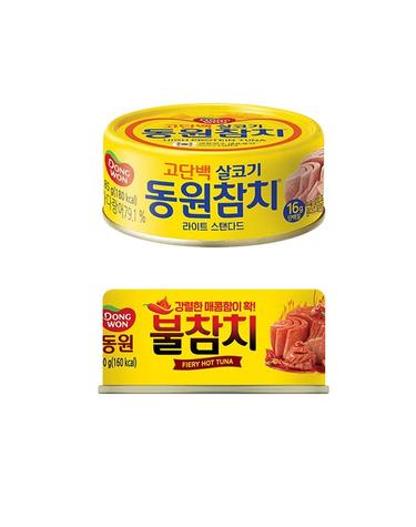 [동원] 라이트스탠다드 참치 85g x 10캔 + 불참치 90g x 4캔 [2607]