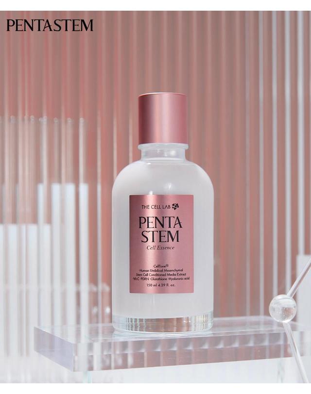 더셀랩 피부과 줄기세포/펜타스템 톤업 탄력 주름 수분 재생 셀 에센스 150ml (+고급쇼핑백) 착용컷