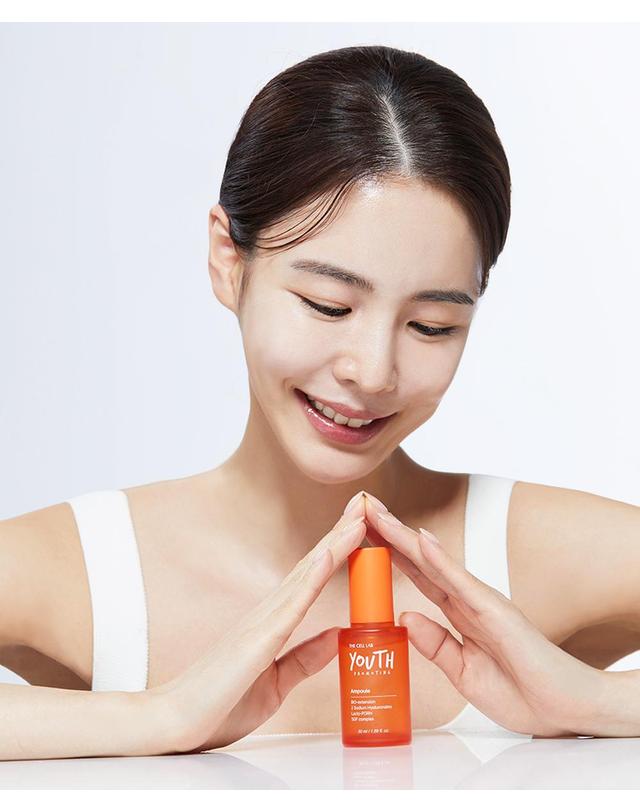 더셀랩 유스 쫀득 모공 재생 당근콜라겐 수딩 앰플 50ml 착용컷