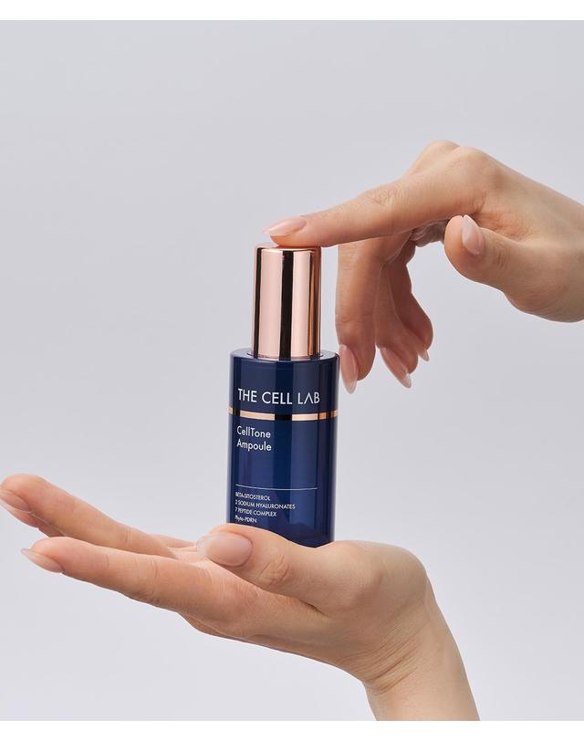 더셀랩 PDRN 셀톤 재생 무기자차 톤업 선크림 70g+셀톤 PDRN 진정 앰플 50ml (+고급쇼핑백) 착용컷