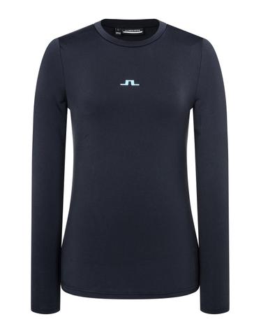 [J.LINDEBERG] [Women] 테클라 크루넥 탑_블랙 1544126704