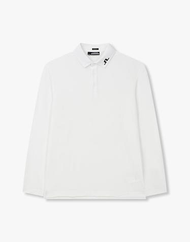 [J.LINDEBERG] [Men] 플로리안 LS 폴로_화이트 1514326713