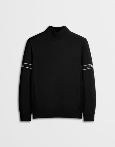 [J.LINDEBERG] [Men] 에스펜 하이넥 파인 울 스웨터_블랙 1514328907