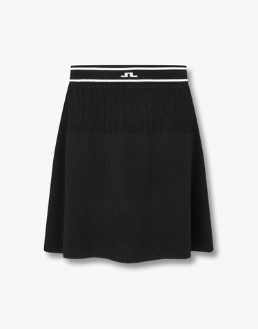 [J.LINDEBERG] [Women] 엠마 니티드 스커트_블랙 1544343003