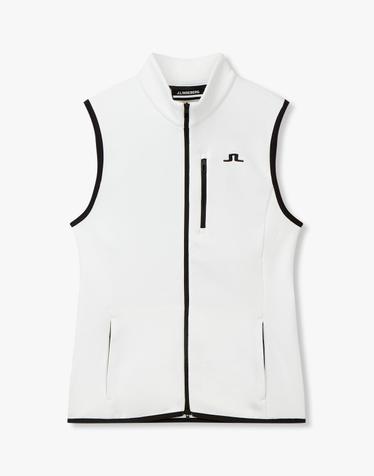 [J.LINDEBERG] [Women] 밀레나 폴라텍 베스트_화이트 1544311802