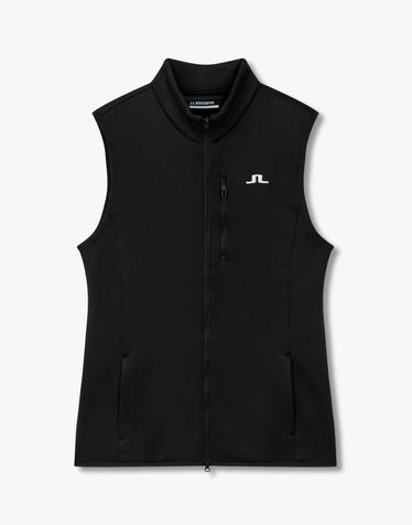[J.LINDEBERG] [Women] 밀레나 폴라텍 베스트_블랙 1544311803