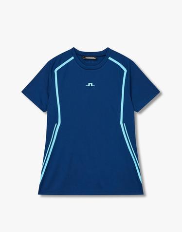 [J.LINDEBERG] [Women] 테니스 피나 탑_블루 1544326652