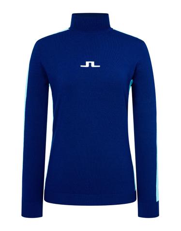 [J.LINDEBERG] [Women] 아디아 니티드 스웨터_블루 1544128701