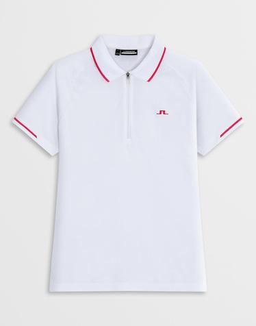 [J.LINDEBERG] [Women] 리 폴로_화이트 1545126700