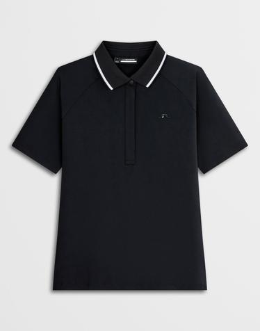 [J.LINDEBERG] [Women] 에이미 폴로_블랙 1545126707