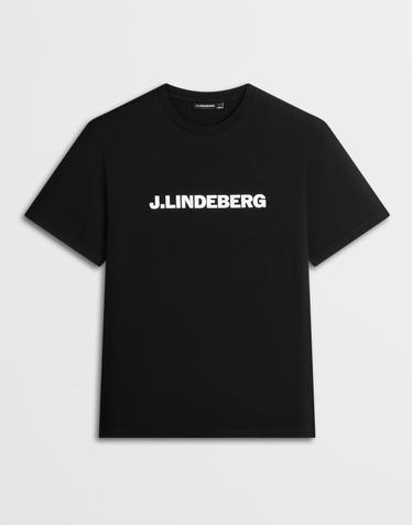 [J.LINDEBERG] [Men Collection] 파시 로고 티_블랙 1525126507