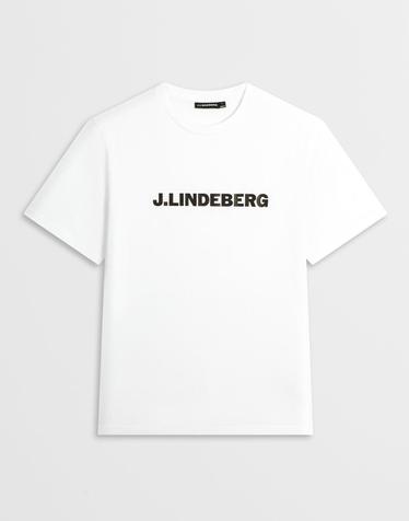 [J.LINDEBERG] [Men Collection] 파시 로고 티_화이트 1525126509