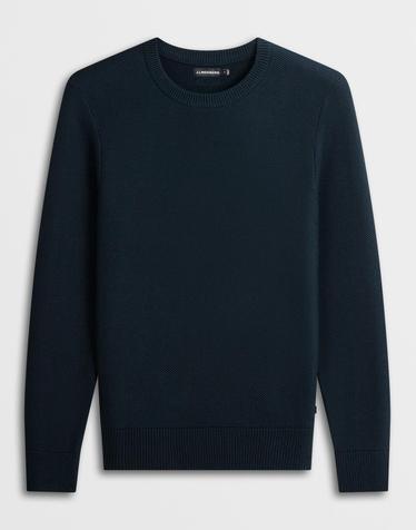 [J.LINDEBERG] [Men Collection] 아서 니트 오르그 코튼_네이비 1525128510