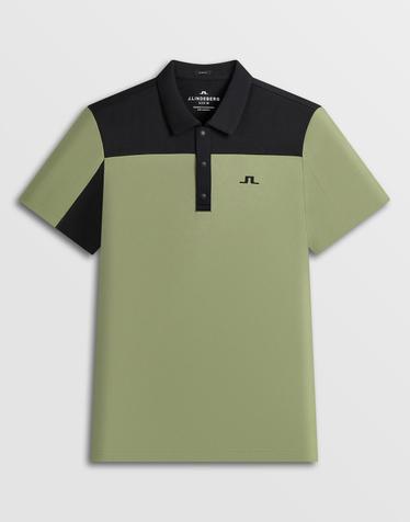 [J.LINDEBERG] [Men] 안데르스 슬림 핏 폴로_그린 1515126706