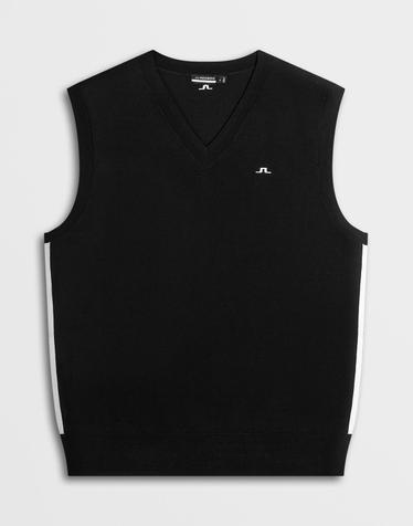 [J.LINDEBERG] [Men] 라마 니티드 베스트_블랙 1515128802