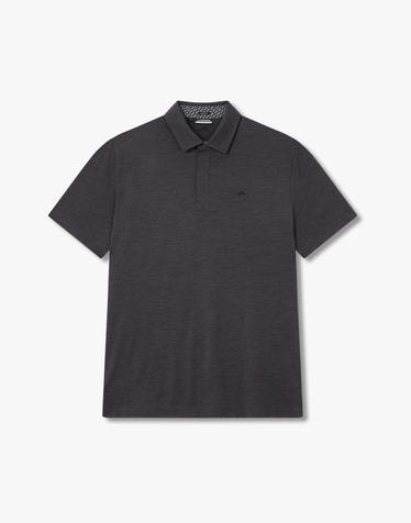 [J.LINDEBERG] [Men] 체코 울 저지 골프 폴로_다크 그레이 1515326902