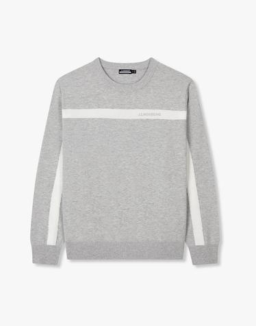 [J.LINDEBERG] [Men] 자비스 스웨터_멜란지 그레이 1515328804