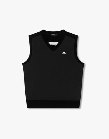 [J.LINDEBERG] [Men] 루카스 하이브리드 베스트_블랙 1515328801