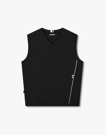 [J.LINDEBERG] [Men] 앤더스 라이트 우븐 베스트_블랙 1515311902