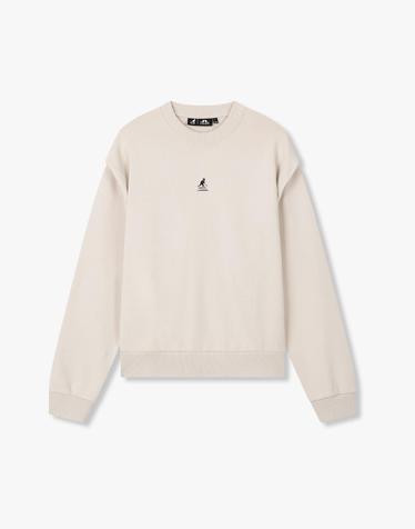 [J.LINDEBERG] [Women] [KANGOL] 샌디 스웨트셔츠_베이지 1545326601