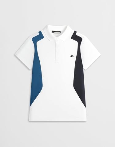 [J.LINDEBERG] [Women] 소프트 비 폴로_화이트 1545326607