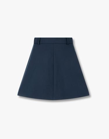 [J.LINDEBERG] [Women] 미디 플레어드 스커트_네이비 1545343806