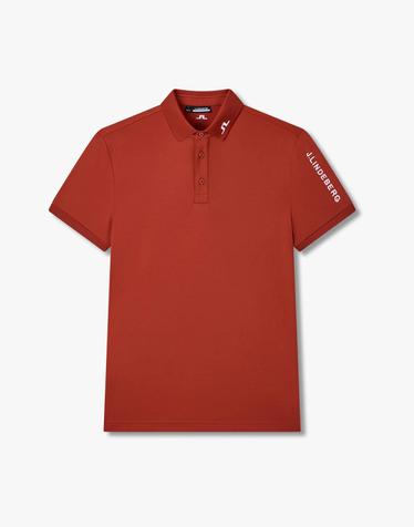 [J.LINDEBERG] [Men] 투어 테크 폴로_더스티 오렌지 1515326502
