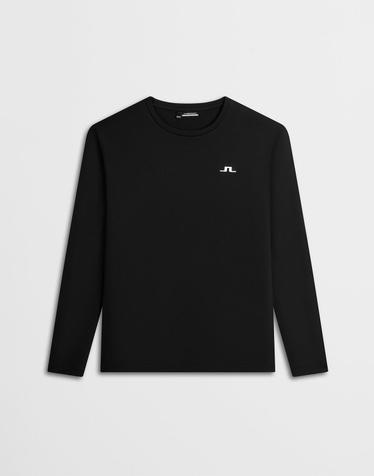 [J.LINDEBERG] [Men] 에이드 티셔츠 LS_블랙 1535326102