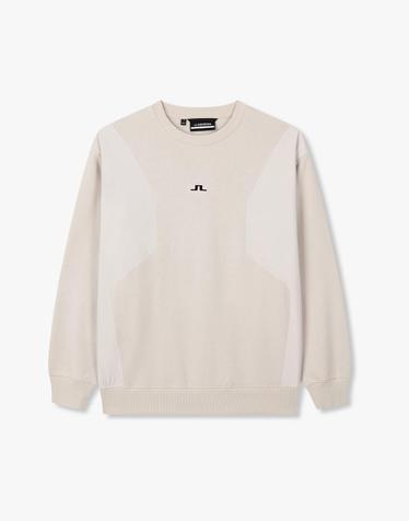 [J.LINDEBERG] [Men] 헨리크 하이브리드 크루_베이지 1515326802