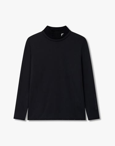 [J.LINDEBERG] [Men] 보타스 브러시트 롱 슬리브 저지_블랙 1515326910