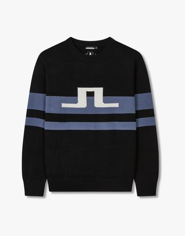 [J.LINDEBERG] [Men] 레이놀드 스웨터_블랙 1515328806