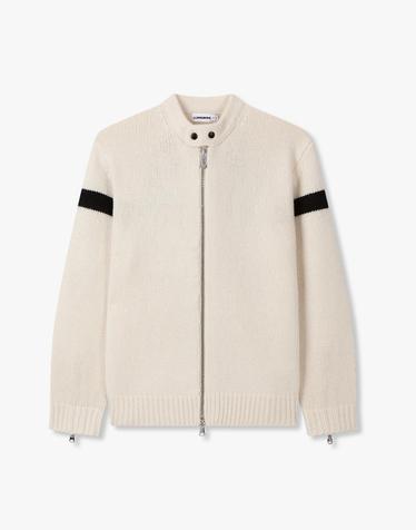 [J.LINDEBERG] [Men Collection] 케슬러 바이커 지퍼 니트_라이트 베이지 1525328509
