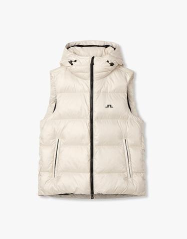 [J.LINDEBERG] [Men Collection] 데릴 다운 조끼_라이트 베이지 1525311503