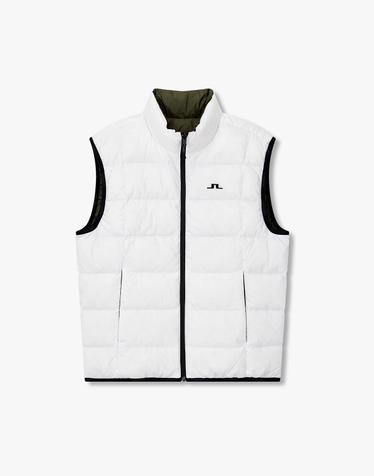 [J.LINDEBERG] [Men] 로이 리버시블 베스트_화이트 1515311815