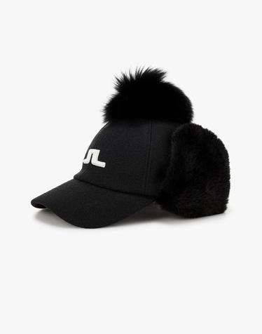 [J.LINDEBERG] [Women] 에바 윈터 캡_블랙 1545371907