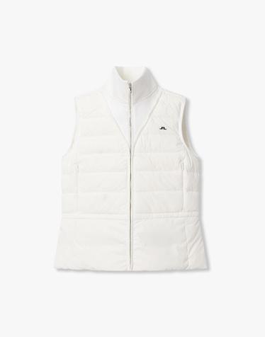 [J.LINDEBERG] [Women] 말린 다운 베스트_화이트 1545311912