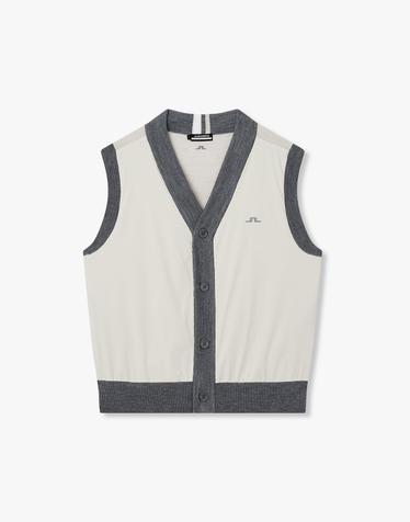 [J.LINDEBERG] [Women] 엠마 스웨터 베스트_라이트 베이지 1545328904