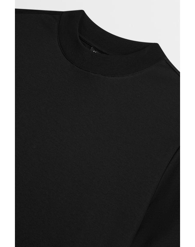 제이린드버그 [J.LINDEBERG] [Men Collection] 에이스 모크넥 티셔츠(black)_블랙 1525126522 착용컷