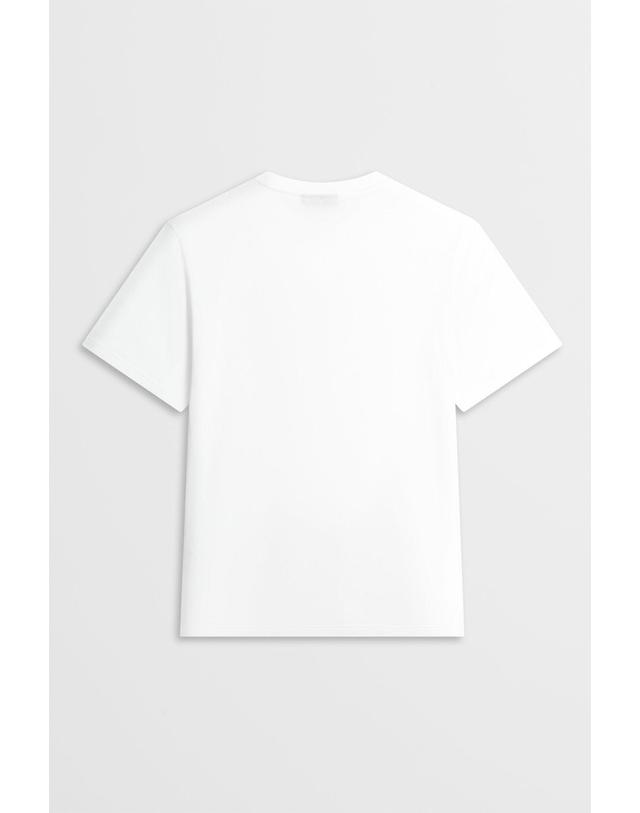 제이린드버그 [J.LINDEBERG] [Men Collection] 파시 로고 티_화이트 1525126509 착용컷