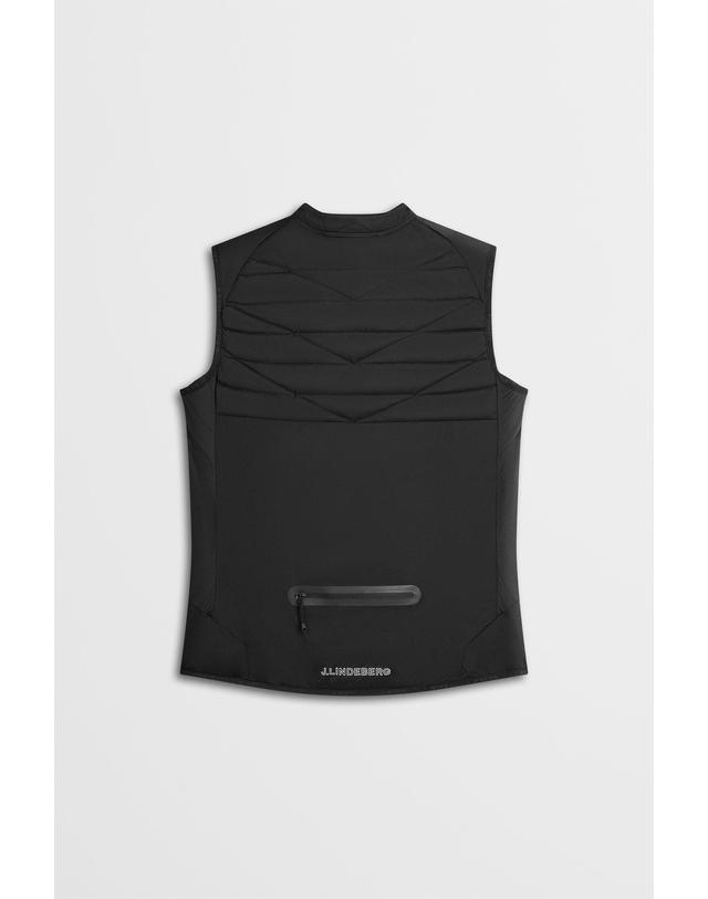 제이린드버그 [J.LINDEBERG] [Women] 줄리아나 프로 팩 베스트(black logo)_블랙 1565111313 착용컷