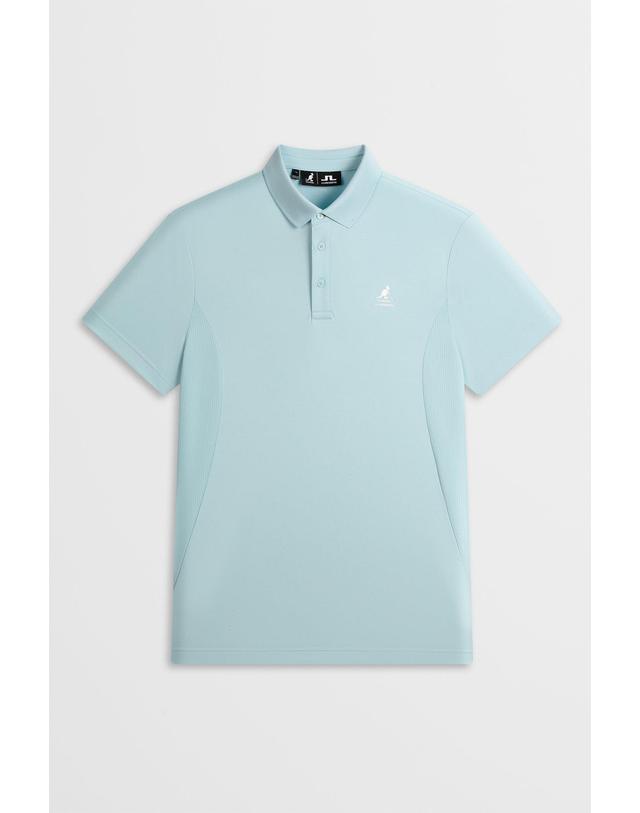 제이린드버그 [J.LINDEBERG] [Men] [KANGOL] 제이슨 폴로_민트 1515326608 착용컷