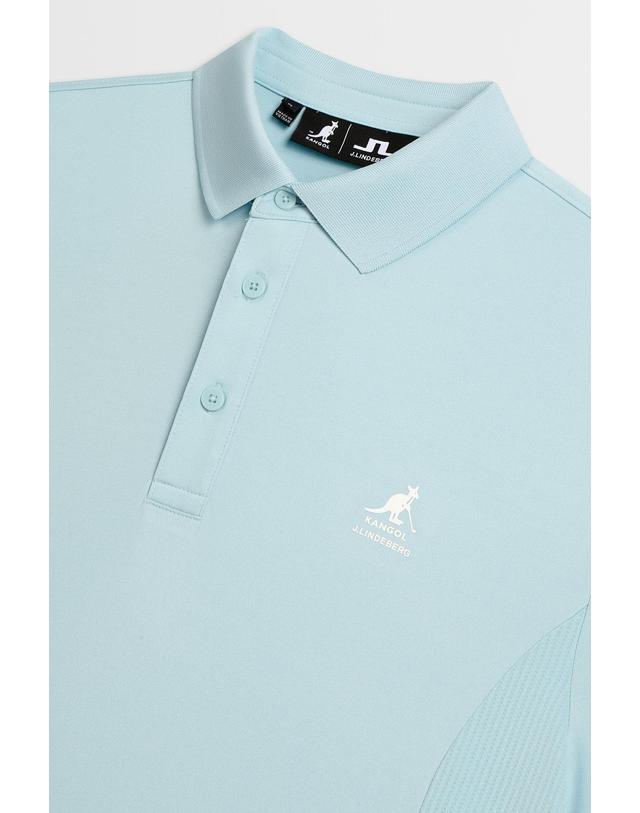 제이린드버그 [J.LINDEBERG] [Men] [KANGOL] 제이슨 폴로_민트 1515326608 착용컷