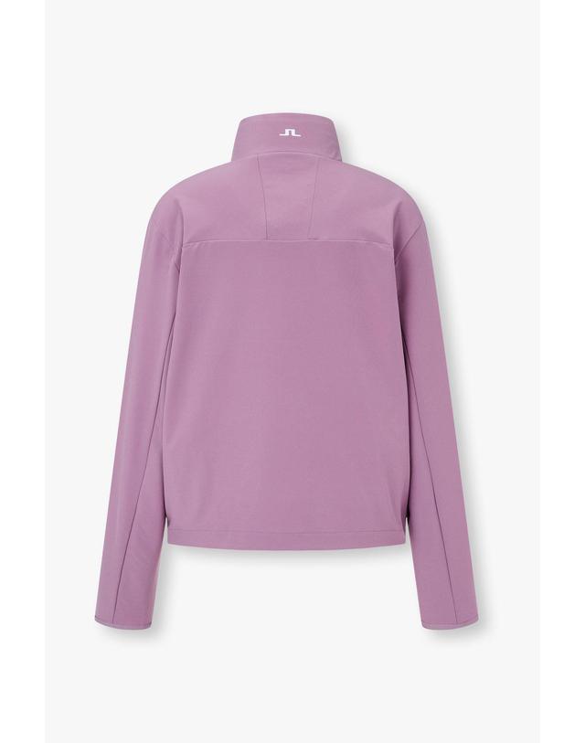 제이린드버그 [J.LINDEBERG] [Women] 키티 하프 지퍼 아노락_퍼플 1545311803 착용컷