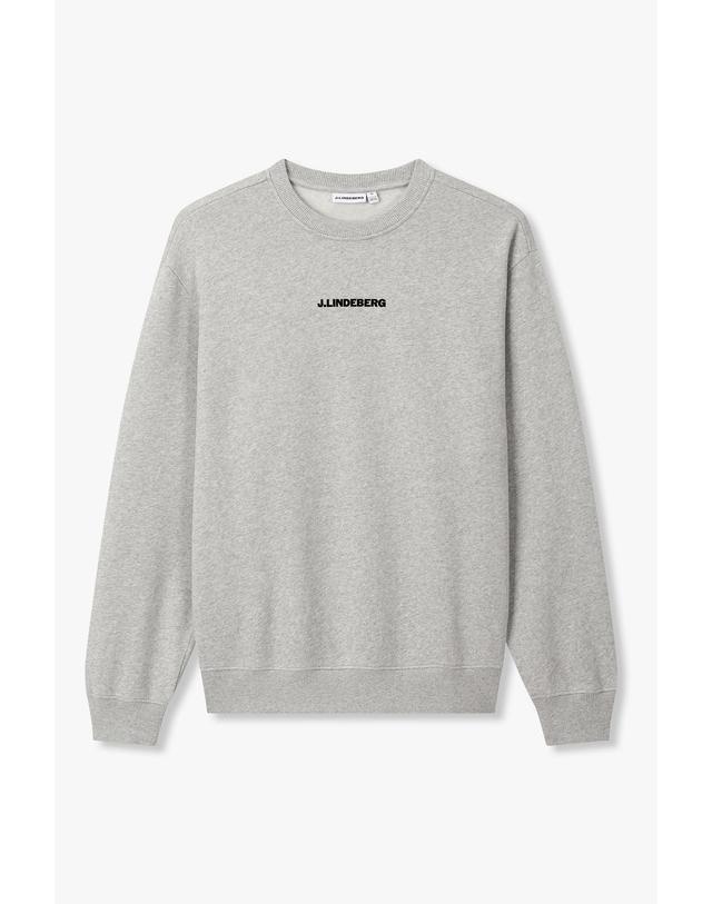 제이린드버그 [J.LINDEBERG] [Men Collection] 캘런 크루 넥_라이트 그레이 1525328504 착용컷