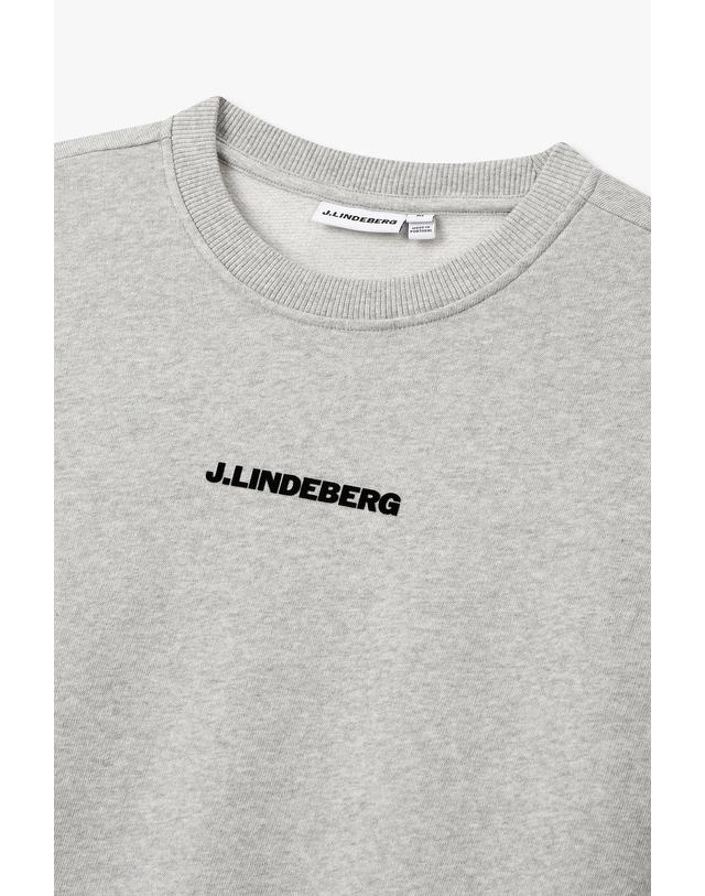제이린드버그 [J.LINDEBERG] [Men Collection] 캘런 크루 넥_라이트 그레이 1525328504 착용컷