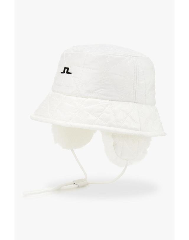 제이린드버그 [J.LINDEBERG] [Women] 줄리아 패디드 햇_화이트 1545371912 착용컷